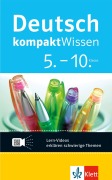 Cover-Bild zum Titel 'Deutsch KompaktWissen Deutsch 5.-10. Klasse. Mit Lern-Videos online' von ''