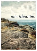 Cover-Bild zum Titel 'echt. schön. hier. (Wandkalender 2026 DIN A3 hoch), CALVENDO Monatskalender' von 'Anja Müller'