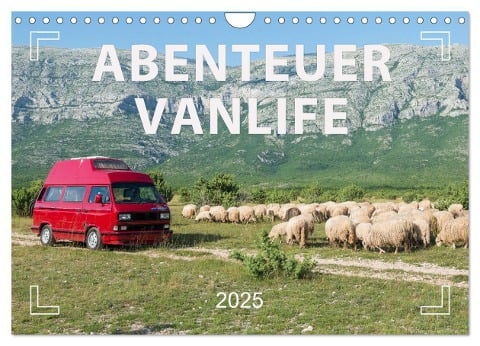 Abenteuer Vanlife - Glücklich unterwegs (Wandkalender 2025 DIN A4 quer), CALVENDO Monatskalender - Mario Weigt