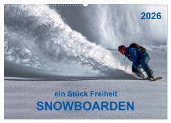 Cover-Bild zum Titel 'Snowboarden - ein Stück Freiheit (Wandkalender 2026 DIN A2 quer), CALVENDO Monatskalender' von 'Peter Roder'