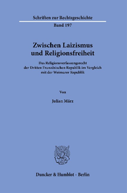Zwischen Laizismus und Religionsfreiheit. - Julian März