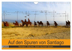 Cover-Bild zum Titel 'Auf den Spuren von Santiago - Wandern, Staunen, Seele baumeln lassen. (Wandkalender 2026 DIN A4 quer), CALVENDO Monatskalender' von 'Sylvia Biskupek'