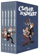 Cover-Bild zum Titel 'Clever und Smart: CLEVER UND SMART - Der Schuber' von 'Francisco Ibáñez'
