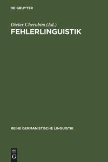 Fehlerlinguistik - 