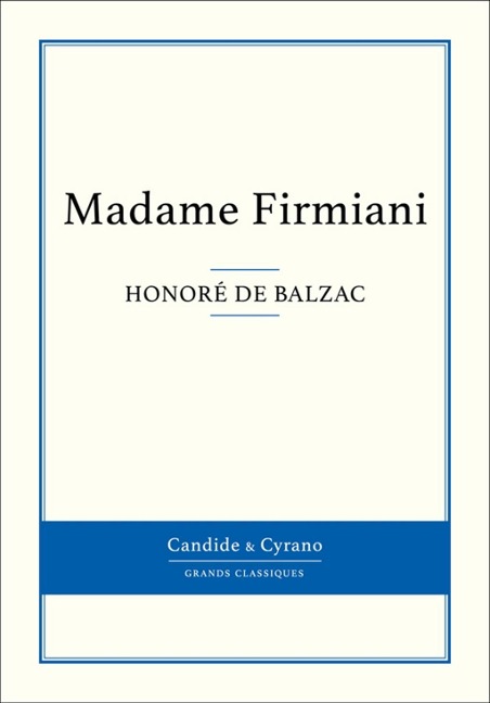 Madame Firmiani - Honoré de Balzac