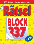 Cover-Bild zum Titel 'Rätselblock 337 (5 Exemplare à 2,99 EUR)' von 'Eberhard Krüger'