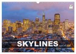 Cover-Bild zum Titel 'Skylines weltweit (Wandkalender 2026 DIN A3 quer), CALVENDO Monatskalender' von 'Peter Schickert'