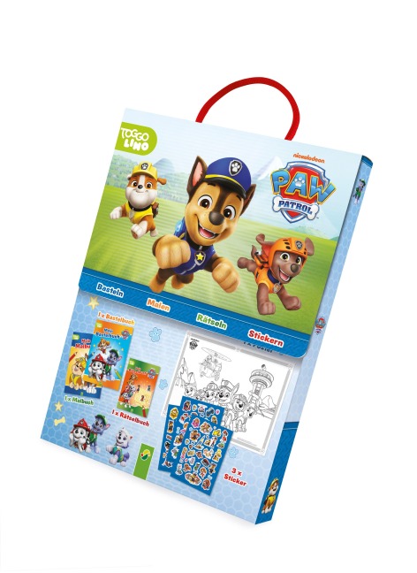Paw Patrol Spaß-Set I Basteln - Rätseln - Stickern - 