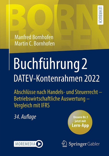 Buchführung 2 DATEV-Kontenrahmen 2022 - Manfred Bornhofen, Martin C. Bornhofen