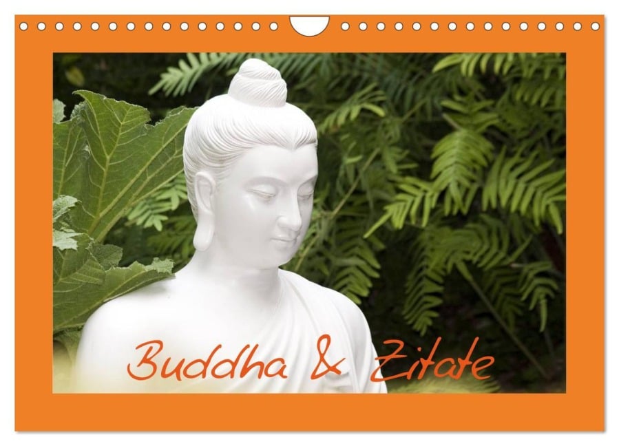 Buddha & Zitate (Wandkalender 2025 DIN A4 quer), CALVENDO Monatskalender - Elisabeth Stanzer