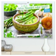Cover-Bild zum Titel 'Alles Spargel oder was?! - Gerichte rund um den Spargel (hochwertiger Premium Wandkalender 2026 DIN A2 quer), Kunstdruck in Hochglanz' von 'Anja Frost'
