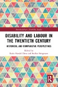 Cover-Bild zum Titel 'Disability and Labour in the Twentieth Century' von ''