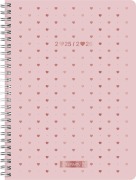 BRUNNEN Schülerkalender Style (2025/2026) "Pretty Pink", 2 Seiten = 1 Woche, A5, 160 Seiten, rosa - 