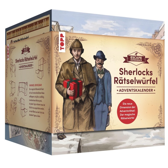 Escape Experience Adventskalender - Der magische Rätselwürfel: Sherlock Holmes und das mysteriöse Geschenk - Frida Schauff, Anna-Laura Dietrich