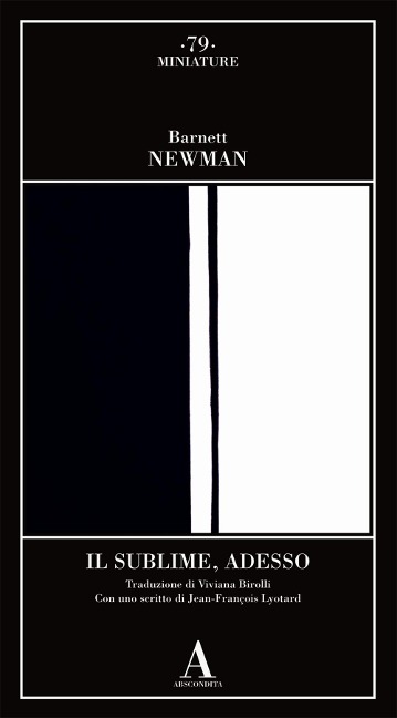 Il sublime, adesso - Barnett Newman
