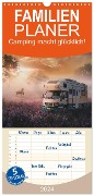 Familienplaner 2024 - Camping macht glücklich! mit 5 Spalten (Wandkalender, 21 x 45 cm) CALVENDO - Simone Wunderlich