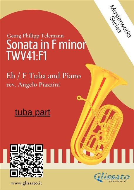 (tuba part) Sonata in F minor - Eb/F Tuba and Piano - Angelo Piazzini, Georg Philipp Telemann