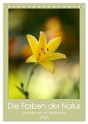 Cover-Bild zum Titel 'Colors of Nature (Tischkalender 2026 DIN A5 hoch), CALVENDO Monatskalender' von 'Janina Bürger - Wabi-Sabi Fotografie'
