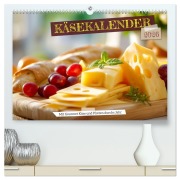 Cover-Bild zum Titel 'Käsekalender - mit Gourmet Käse und Platten durchs Jahr (hochwertiger Premium Wandkalender 2026 DIN A2 quer), Kunstdruck in Hochglanz' von 'Mb Fotografie'