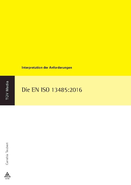 Die EN ISO 13485:2016 /(E-Book, PDF) - Canshia Teubert