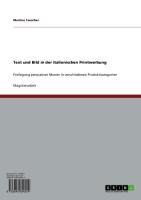 Text und Bild in der italienischen Printwerbung - Martina Tauscher