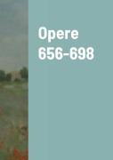 Cover-Bild zum Titel 'Opere 656-698' von 'Giovanni Correddu'