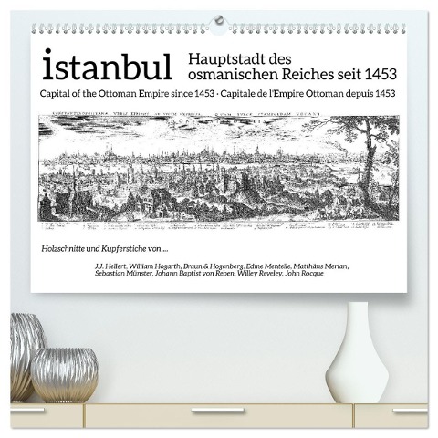 Istanbul - Hauptstadt des osmanischen Reiches seit 1453 (hochwertiger Premium Wandkalender 2025 DIN A2 quer), Kunstdruck in Hochglanz - Claus Liepke