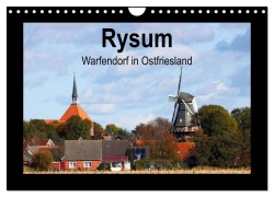 Cover-Bild zum Titel 'Rysum - Warfendorf in Ostfriesland (Wandkalender 2026 DIN A4 quer), CALVENDO Monatskalender' von 'Rolf Pötsch'