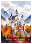 Cover-Bild zum Titel 'Kulturelle Schätze in Aquarell (Wandkalender 2026 DIN A2 hoch), CALVENDO Monatskalender' von 'Sell Pixs:Sell'