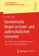 Cover-Bild zum Titel 'Geometrische Körper an inner- und außerschulischen Lernorten' von 'Kerstin Sitter'