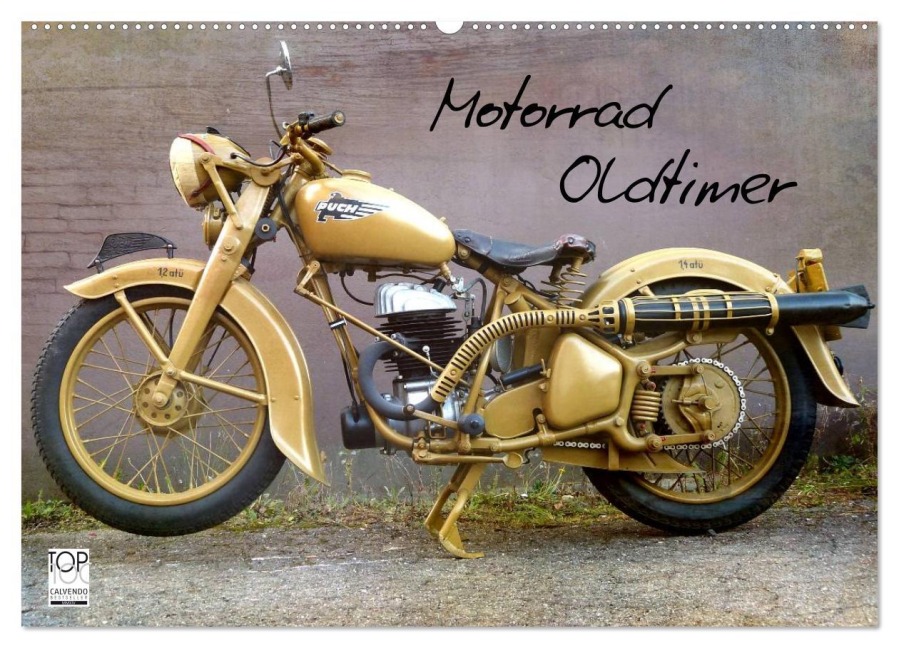 Motorrad Oldtimer (Wandkalender 2026 DIN A2 quer), CALVENDO Monatskalender - Gabi Siebenhühner