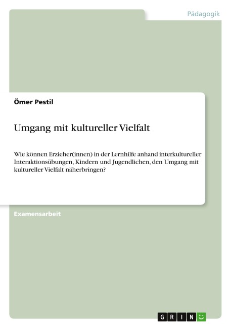 Umgang mit kultureller Vielfalt - Ömer Pestil