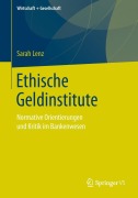 Cover-Bild zum Titel 'Ethische Geldinstitute' von 'Sarah Lenz'