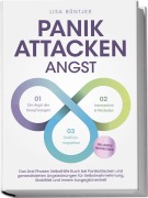 Panikattacken Angst: Das Drei Phasen Selbsthilfe Buch bei Panikattacken und generalisierten Angststörungen für mehr Skalierung, Selbstwahrnehmung und Stabilität - inkl. Meditationsaudio und Rezepten - Lisa Büntjer