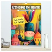 Cover-Bild zum Titel 'Erzgebirge mei Haamit - Mundart-Kalender mit sächsischem Humor (hochwertiger Premium Wandkalender 2026 DIN A2 hoch), Kunstdruck in Hochglanz' von 'Mb Fotografie'