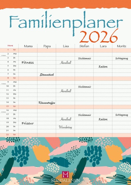 Familienplaner 2026 - 
