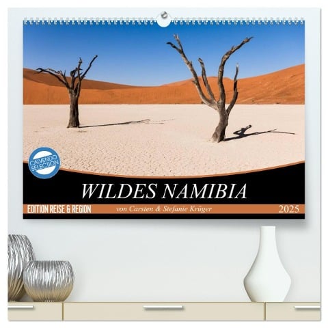 Wildes Namibia (hochwertiger Premium Wandkalender 2025 DIN A2 quer), Kunstdruck in Hochglanz - Carsten Stefanie Krüger