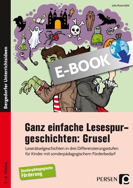 Ganz einfache Lesespurgeschichten: Grusel - Julia Rosendahl
