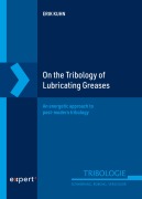 Cover-Bild zum Titel 'On the Tribology of Lubricating Greases' von 'Erik Kuhn'