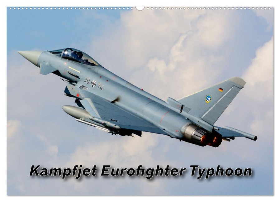 Kampfjet Eurofighter Typhoon (Wandkalender 2026 DIN A2 quer), CALVENDO Monatskalender - Björn Engelke