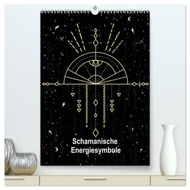 Schamanische Energiesymbole (hochwertiger Premium Wandkalender 2026 DIN A2 hoch), Kunstdruck in Hochglanz - Lucia Lucia