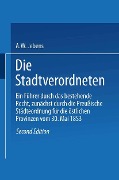Cover-Bild zum Titel 'Die Stadtverordneten' von 'A. W. Jebens'