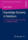 Cover-Bild zum Titel 'Knowledge Discovery in Databases' von 'Armin Sharafi'