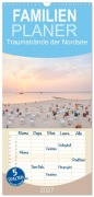 Cover-Bild zum Titel 'Familienplaner 2027 - Traumstrände der Nordsee mit 5 Spalten (Wandkalender, 21 x 45 cm) CALVENDO' von 'Dietmar Scherf'