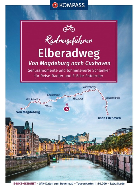 KOMPASS Radreiseführer Elberadweg, Von Magdeburg nach Cuxhaven - 
