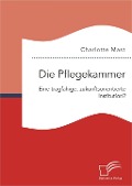 Cover-Bild zum Titel 'Die Pflegekammer: Eine tragfähige, zukunftsorientierte Institution?' von 'Charlotte Mast'