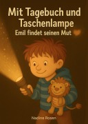 Cover-Bild zum Titel 'Mit Tagebuch und Taschenlampe- Emil findet seinen Mut' von 'Nadine Rosen'