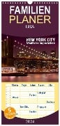 Familienplaner 2024 - NEW YORK CITY Stadt der Superlative mit 5 Spalten (Wandkalender, 21 x 45 cm) CALVENDO - Melanie Viola