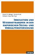 Cover-Bild zum Titel 'Innovation und Wissenstransfer in der empirischen Sozial- und Verhaltensforschung' von ''