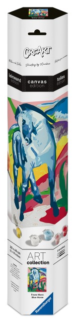CreArt, Malen nach Zahlen Art Collection - Blaues Pferd (Franz Marc) - 